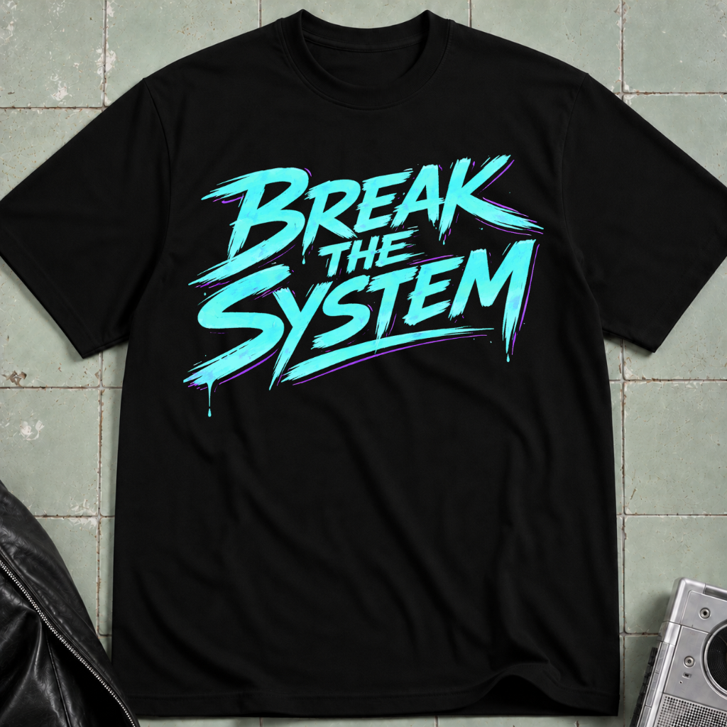 Break The System Clean Breach T-Shirt
