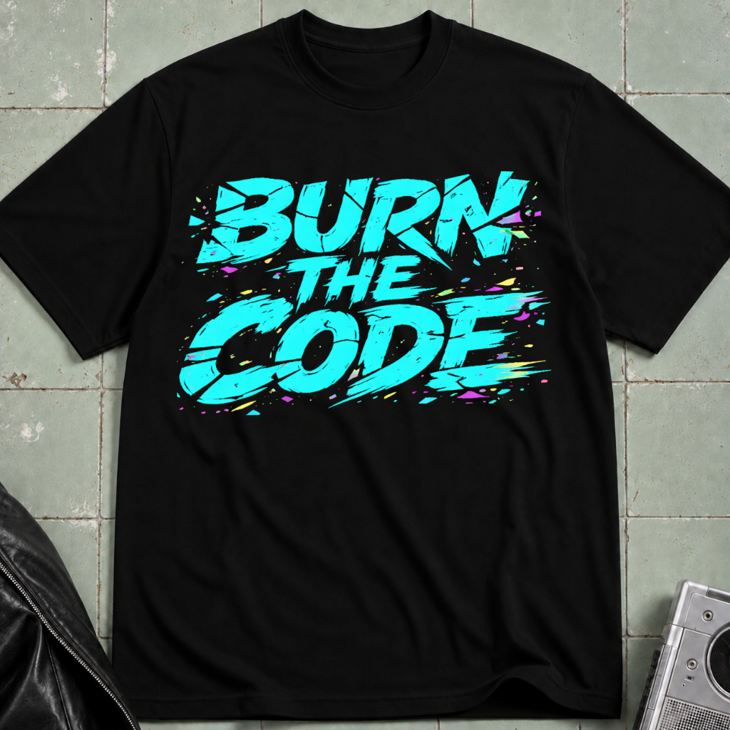 Burn The Code Fragment Protocol T-Shirt