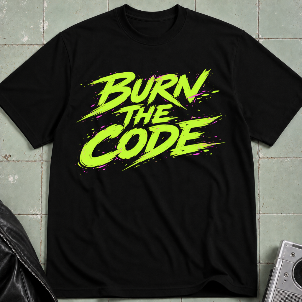 Burn the Code Toxic Override T-Shirt